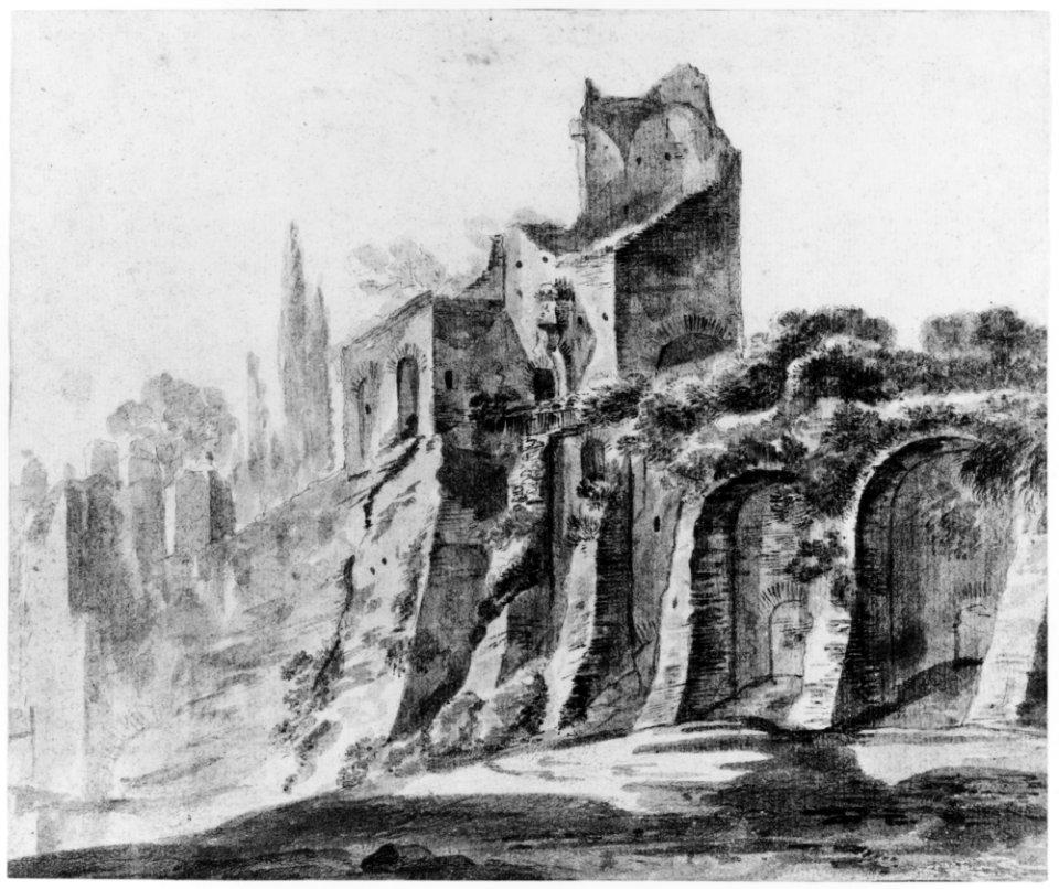 Ruins on the Palatine in Rome MET 263621 1998.41.1