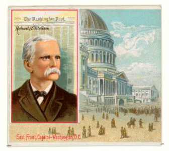 Richard H. Silvester, The Washington Post, from the American Editors series (N35) for Allen & Ginter Cigarettes MET DP838902
