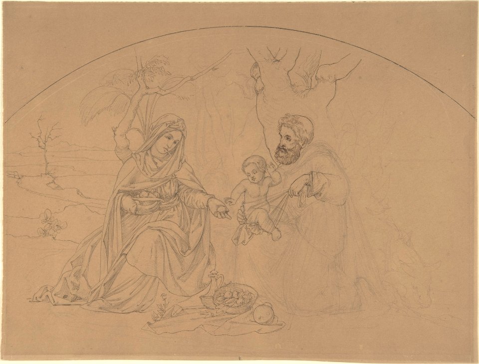 Rest During the Flight into Egypt MET DP804136