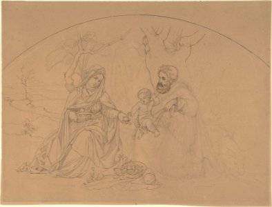 Rest During the Flight into Egypt MET DP804136