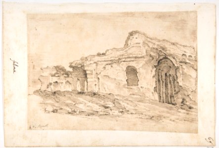 Ruins of the Roman Arena at Pozzuoli MET DP809453
