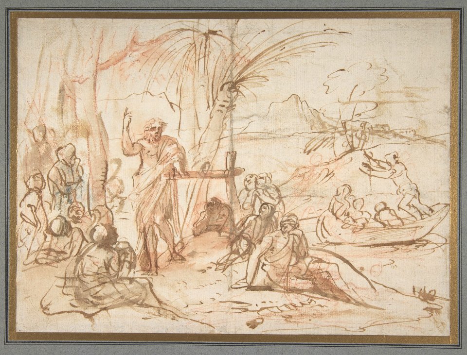 Saint John the Baptist Preaching. MET DP810697