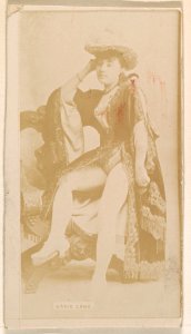 Sadie Lane, from the Actresses series (N245) issued by Kinney Brothers to promote Sweet Caporal Cigarettes MET DP858932
