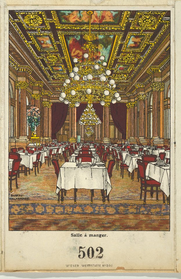 Salle á manger -Dining room- MET DP850424