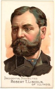 Robert T. Lincoln of Illinois, from the Presidential Possibilities series (N124) issued by Duke Sons & Co. to promote Honest Long Cut Tobacco MET DPB873727