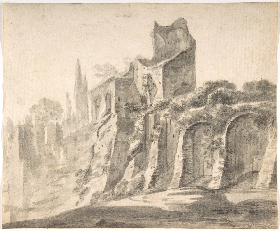 Ruins on the Palatine in Rome MET DP803395