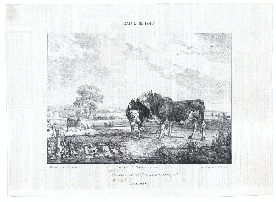 Salon of 1842- Landscape with Animals MET DP877062