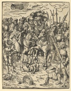 Reverse copy of The Martyrdom of St Paul from The Matyrdom of the Twelve Apostles MET DP841874