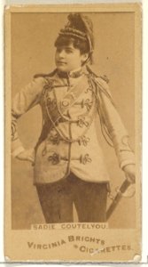 Sadie Cortelyou, from the Actors and Actresses series (N45, Type 1) for Virginia Brights Cigarettes MET DP829388