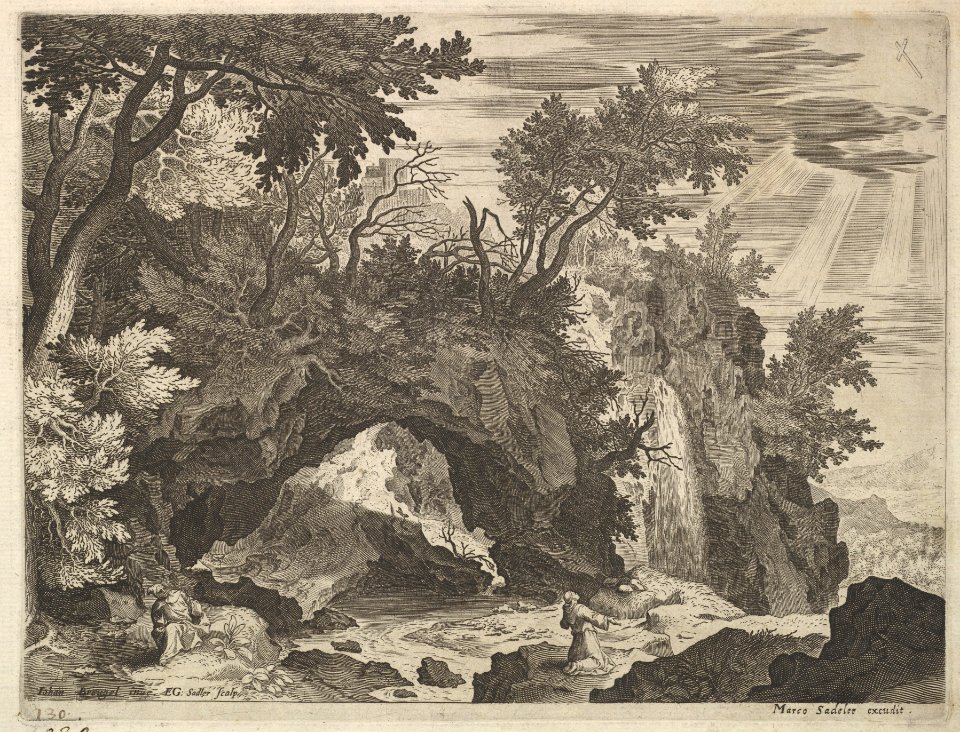 Rocky Landscape with St. Francis MET DP825784
