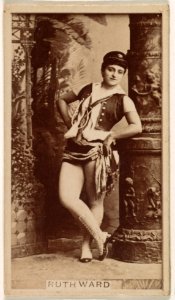 Ruth Ward, from the Actresses series (N245) issued by Kinney Brothers to promote Sweet Caporal Cigarettes MET DP859907