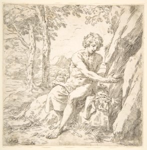 Saint John the Baptist in the desert MET DP815117