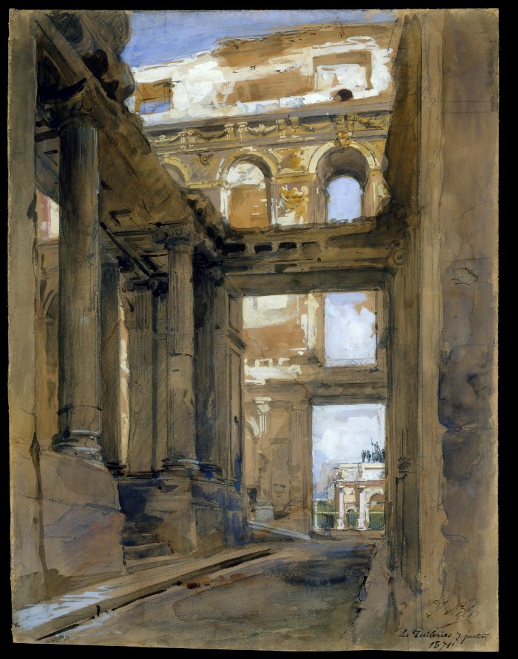 Ruins of the Tuileries Palace MET DT5936