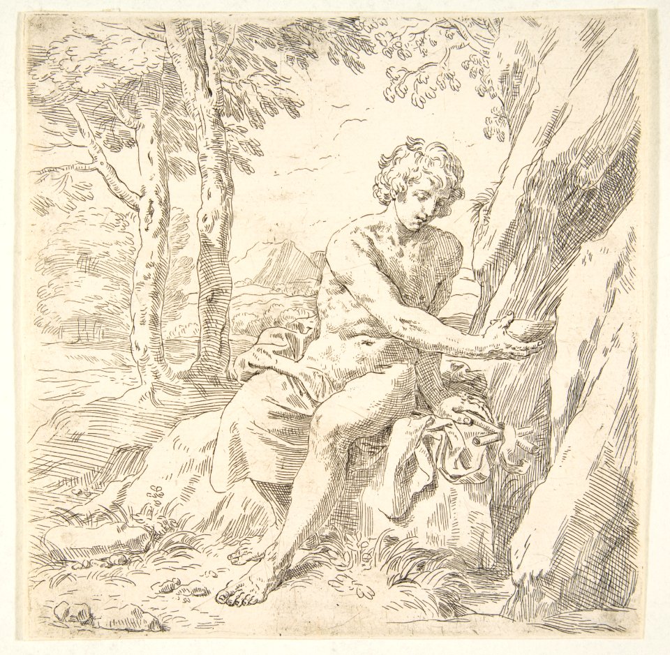 Saint John the Baptist in the desert MET DP815135