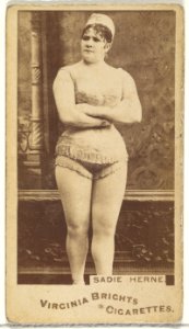 Sadie Herne, from the Actors and Actresses series (N45, Type 1) for Virginia Brights Cigarettes MET DP829563