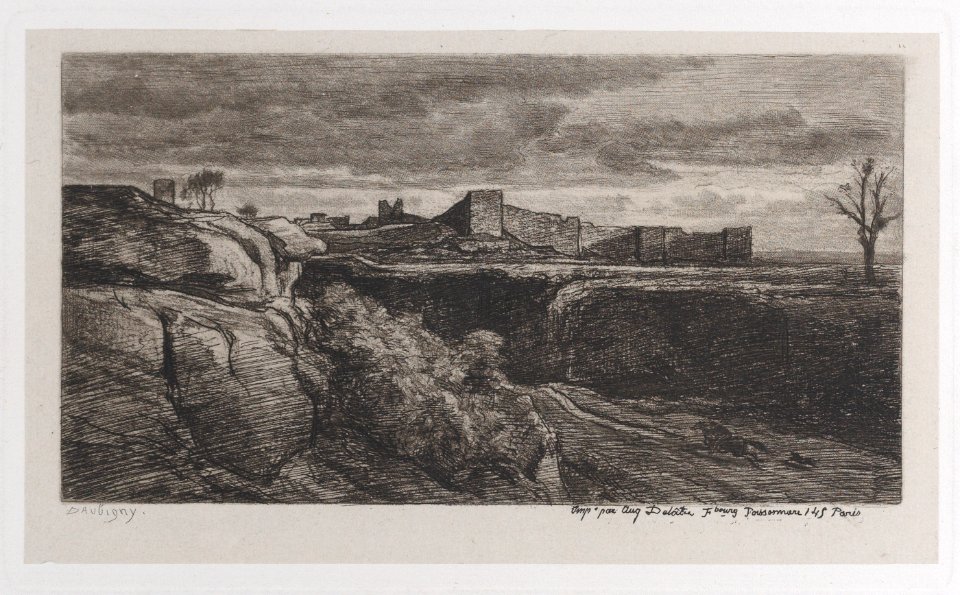 Ruins of the Chateau of Crèmieux (Isère) Met DP884923