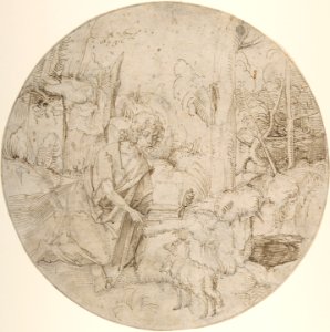 Saint John the Baptist in the Wilderness MET DP803058