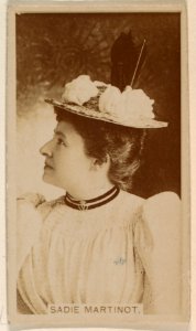 Sadie Martinot, from the Actresses series (N245) issued by Kinney Brothers to promote Sweet Caporal Cigarettes MET DP859072