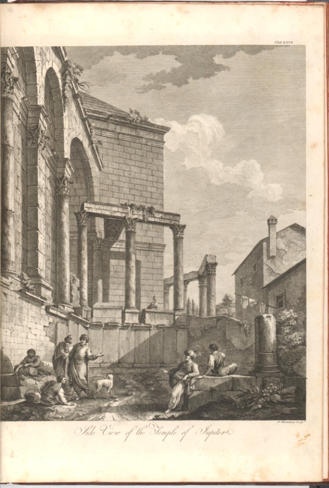 Ruins of the Palace of the Emperor Diocletian at Spalatro in Dalamatia MET DP167190
