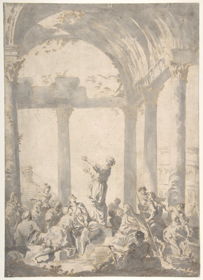 Saint Paul Preaching in Athens MET DP810953