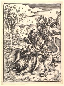 Samson Rending the Lion MET DP820817