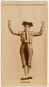 Rosita, from the Actresses series (N245) issued by Kinney Brothers to promote Sweet Caporal Cigarettes MET DP859453