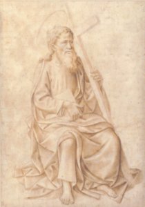 Saint Philip Seated, Holding a Book and a Cross MET 65.112.1