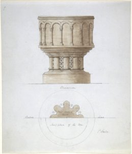Romanesque Style Font MET DP806955