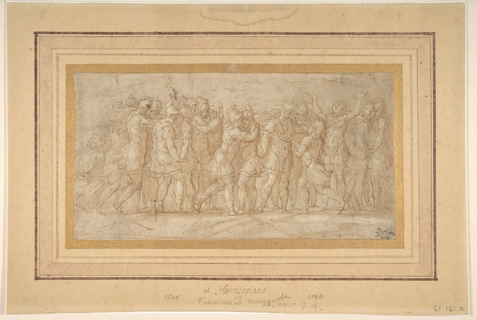 Roman or Greek Warriors Celebrating after a Victory. MET DP810972 ...