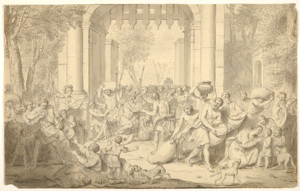Roman Soldiers Attacking a City MET DP831833