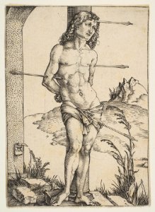 Saint Sebastian Bound to the Column MET DP815379