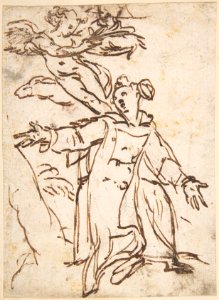 Saint Stephen Being Crowned by an Angel MET DP802708