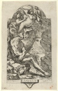 Saint Paul of Thebes tempted by a demon, after Magnasco MET DP852111