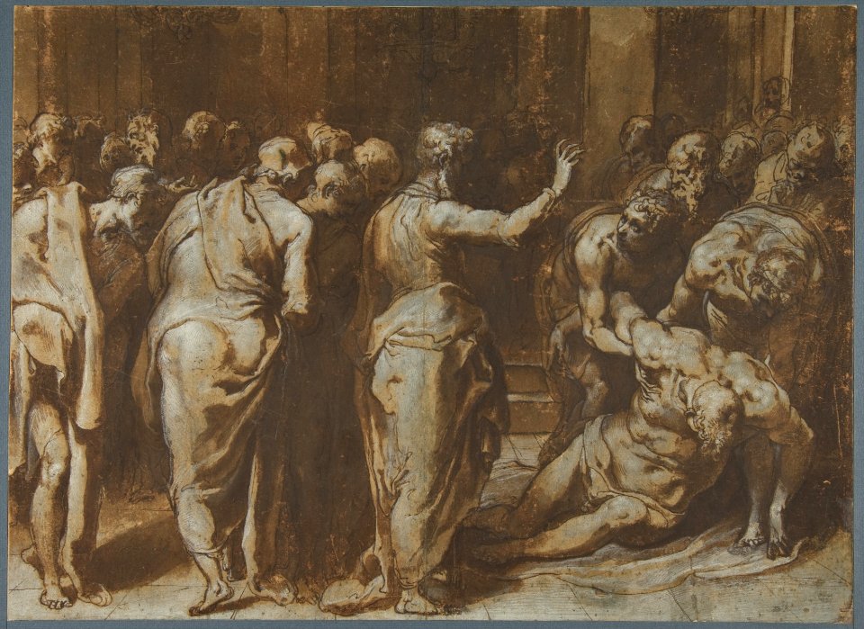 Saint Paul Restoring Eutychus to Life MET DP812361