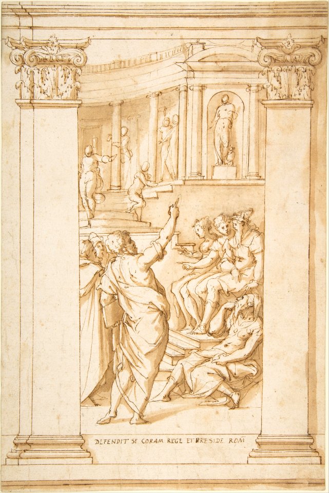Saint Paul Speaking before King Agrippa (Acts 26) MET DP812210