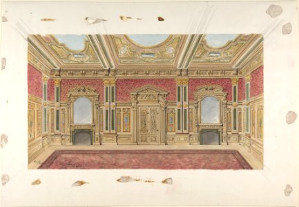 Room Design in the Renaissance style MET DP805631