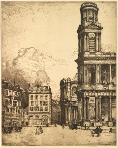 Saint Sulpice, Paris- La Grande Tour MET DP234478