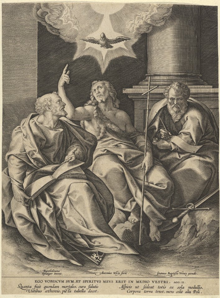 Saint Peter, Saint Paul, and Saint John the Baptist MET DP836854