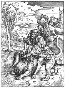 Samson Rending the Lion MET MM87034