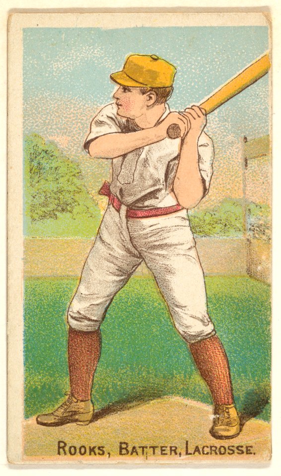 Rooks, Batter, Lacrosse, from the Gold Coin series (N284) for Gold Coin Chewing Tobacco MET DP824769