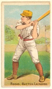 Rooks, Batter, Lacrosse, from the Gold Coin series (N284) for Gold Coin Chewing Tobacco MET DP824769