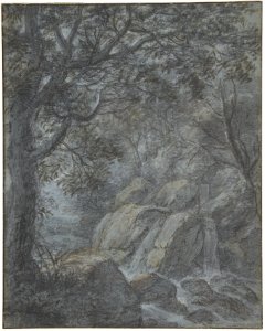 River Landscape with Mountain Stream MET DP800787