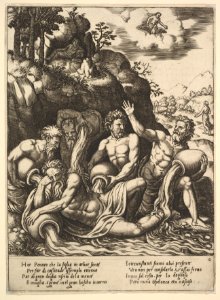 River gods consoling Peneus for the Loss of his Daughter, Daphne from 'The Story of Apollo and Daphne' MET DP824397