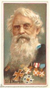 Samuel F. B. Morse, printer's sample for the World's Inventors souvenir album (A25) for Allen & Ginter Cigarettes MET DP838841