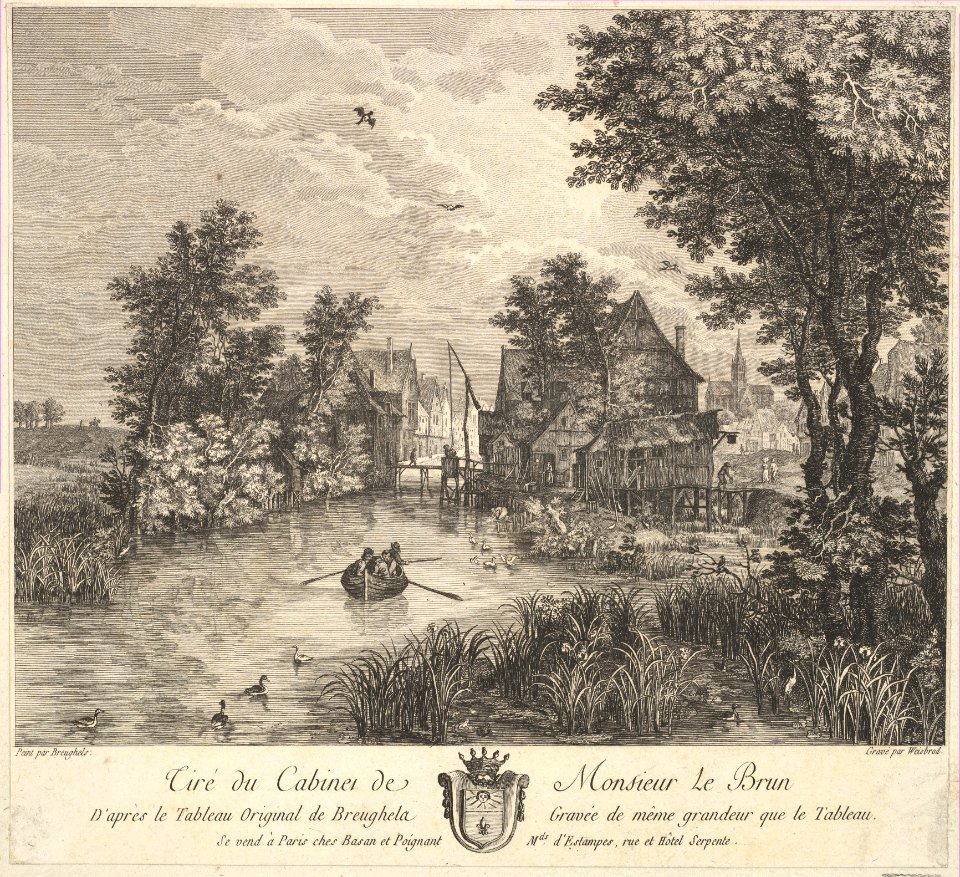 River Landscape after the painting in the cabinet of Mr. Poullain MET DP825769