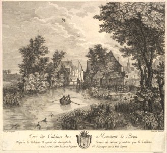 River Landscape after the painting in the cabinet of Mr. Poullain MET DP825769
