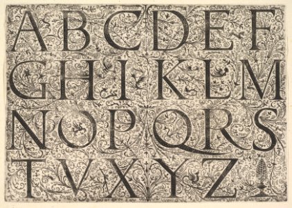 Roman Majuscule Alphabet MET DP822157