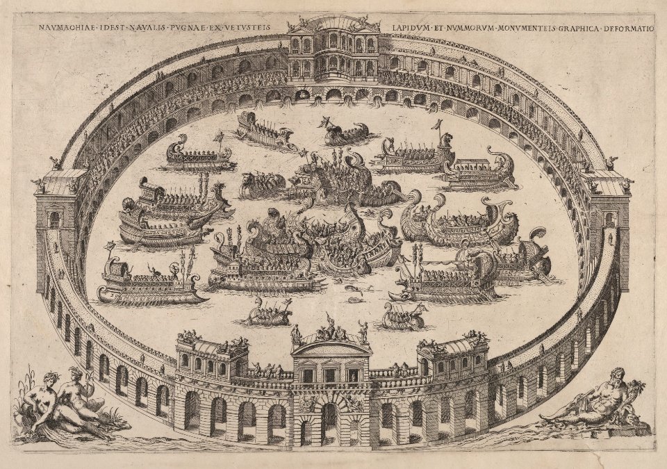 Roman Arena with a Mock Naval Battle MET DP831918