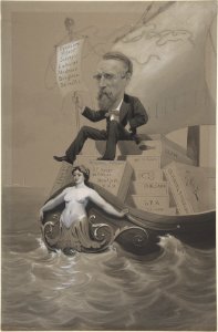 Samuel P. Avery Transporting His Treasures Across the Sea MET DP808274