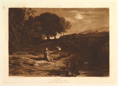 Rispah, 2nd Book of Samuel, Chapter 21 (Liber Studiorum, part IX, plate 46) MET DP821476